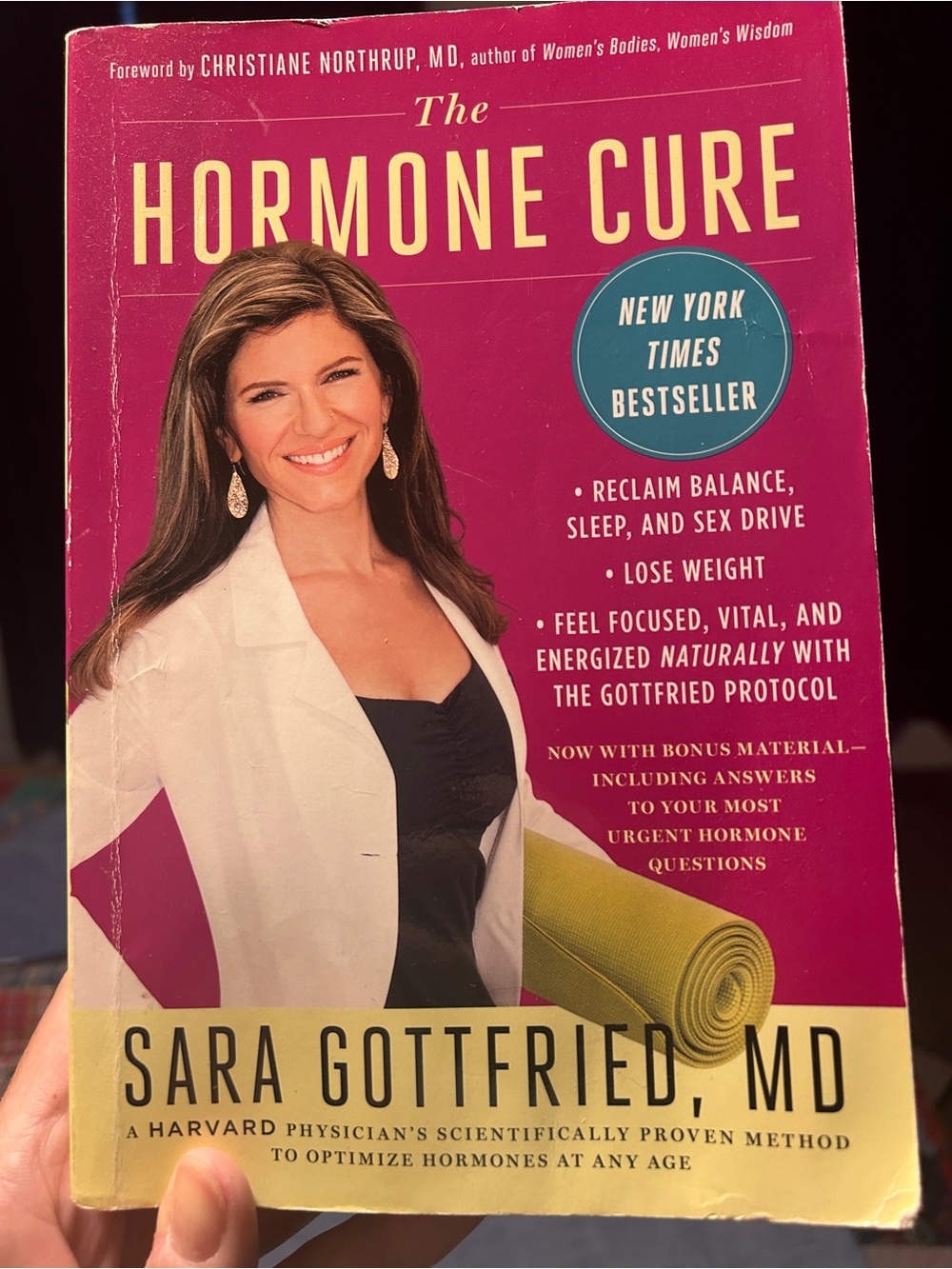 The Hormone Cure by Sara Gottfried, MD - Pink Cover